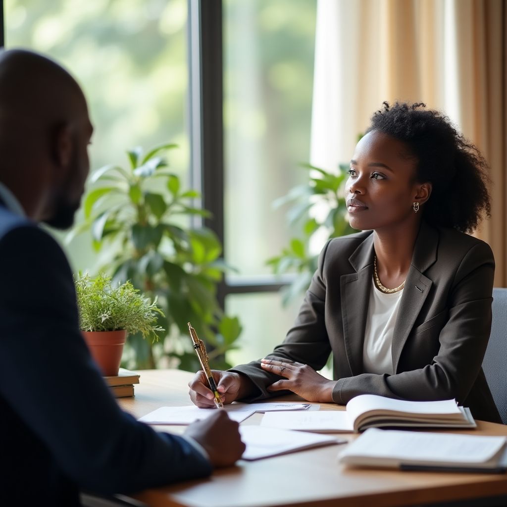 Client consultation session